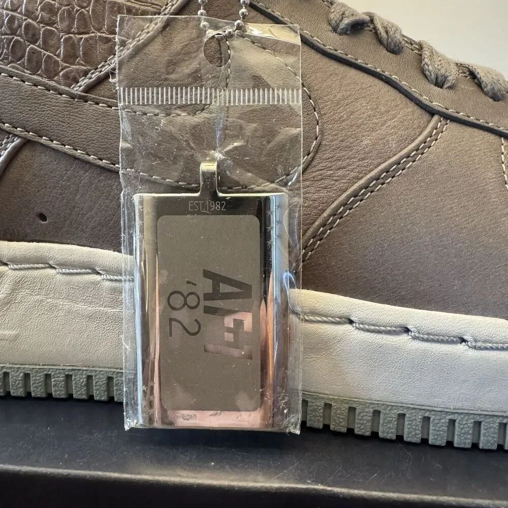 Nike Air Force 1 Low Supreme Premium QK Grey Shoes